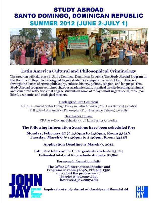 Latin America Cultural and Philosophical Criminology - Study abroad