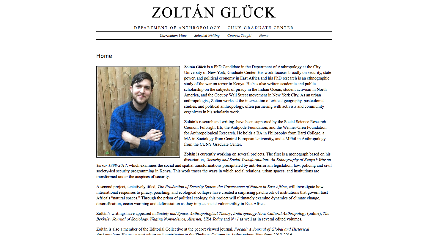 Zoltan Gluck's site